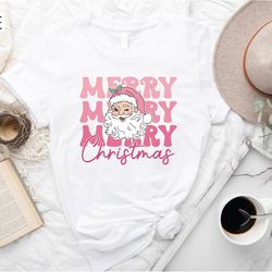 merry christmas santa shirt, joyful believe mistletoe blessing friends snow noel shirt, snow flake shirt, christmas wint