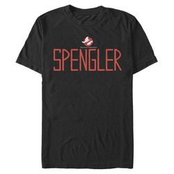 spengler &8211 ghostbusters black t-shirt