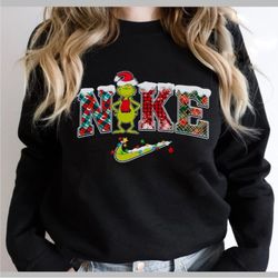 vintage grinch christmas sweatshirt, christmas sweatshirt, christmas gift, merry christmas sweatshirt, grinchmas crewnec