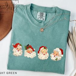 vintage santa t-shirt, retro christmas t-shirt, santa t-shirt, iprintasty christmas, merry christmas t-shirt, christmas