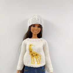 Barbie clothes hat 6 COLORS