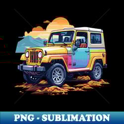 jeep - sublimation-ready png file - perfect for sublimation mastery