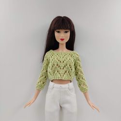 Barbie doll clothes sweater 6 COLORS