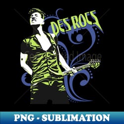 rocco rock singer - unique sublimation png download - bring your designs to life