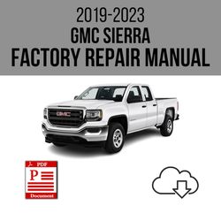 GMC Sierra 2019-2023 Workshop Service Repair Manual