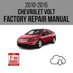 Chevrolet Volt 2010-2015 Workshop Service Repair Manual