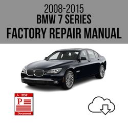 BMW 7 Series 2008-2015 Workshop Service Repair Manual