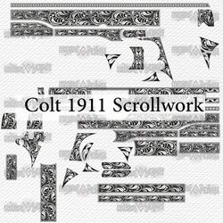 COLT 1911 Scrollwork C-002