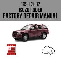 Isuzu Rodeo 1998-2002 Workshop Service Repair Manual