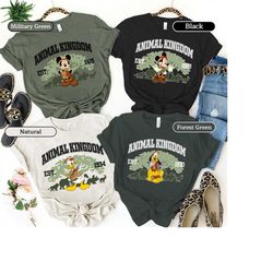 disney family animal kingdom shirts, mickey and friends animal kingdom shirt, disney safari mode shirt, family matching