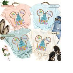 disney birthday castle custom name shirts, disney birthday crew, birthday squad, disney group shirts, best birthday ever