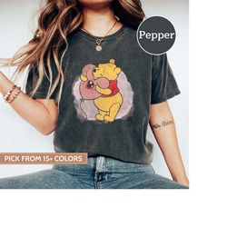 retro winnie the pooh comfort color shirts, disney pooh shirt, disney trip shirt, disneyland shirt, mickey and pooh shir