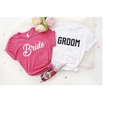 bride and groom shirt - wedding shirt - bride groom shirt set - just married shirt - honeymoon t-shirts - mr. mrs. shirt