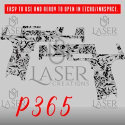 sm laser creations sig sauer p365 scroll design