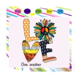 peace love one another svg, america svg, together we got this svg, love everyone for silhouette, files for cricut, svg,