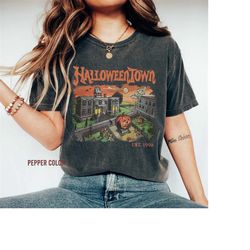 comfort colors halloweentown shirt, halloween party shirt, halloween sweatshirt, halloween town fall, halloween costume