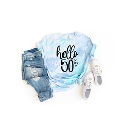 hello 50 svg | hello fifty svg | 50 svg | 50th birthday svg | blessed svg | birthday svg | milestone birthday svg | cric