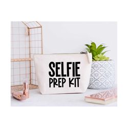 makeup bag svg | makeup svg | cosmetic bag svg | this bag contains my face svg | selfie prep kit svg | tote bag svg | di