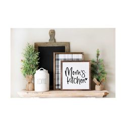 mom's kitchen svg | kitchen svg | kitchen sign svg | farmhouse sign svg | kitchen decor | kitchen farmhouse sign svg | h