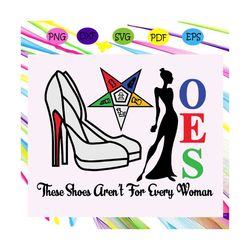 oes shoes order of the eastern star svg, oes svg, oes shoes svg, oes pattern for silhouette, files for cricut, svg, dxf,