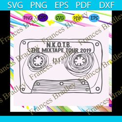 nkotb the mixtape tour 2019, mix tape svg, mix tape tee, nkotb svg, nkotb gift, nkotb shirt, mixtape tour,retro mix tape