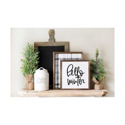 hello winter svg | welcome winter svg | winter svg | christmas svg | winter sign svg | christmas sign svg | farmhouse sv