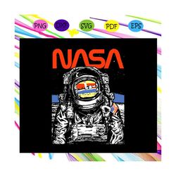 nasa svg, nasa astronaut svg, nana astronaut moon svg, vintage nasa astronaut svg, retro nasa astronaut for silhouette,