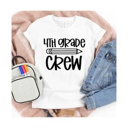 4th grade crew svg | fourth grade crew svg | fourth grader svg | 4th grader svg | official fourth grader svg | school sv