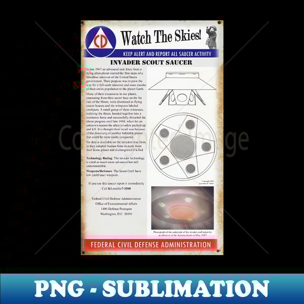 Rusty Vintage Civil Defense Sign - The Invaders - PNG Transp | Inspire ...