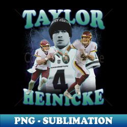 Taylor Heinicke Football Poster Style - Professional Sublimation Digital Download - Bring Your Designs to Life