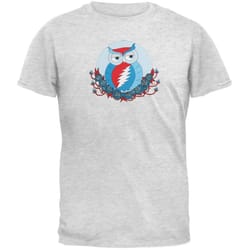 grateful dead &8211 steal your face owl heather youth t-shirt