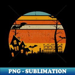 Haunted House - High-Quality PNG Sublimation Download - Spice Up Your Sublimation Projects