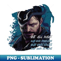 venom - signature sublimation png file - bring your designs to life