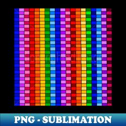 Rainbow Pattern - Exclusive PNG Sublimation Download - Instantly Transform Your Sublimation Projects