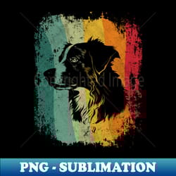 retro vintage design australian shepherd dog - special edition sublimation png file - add a festive touch to every day