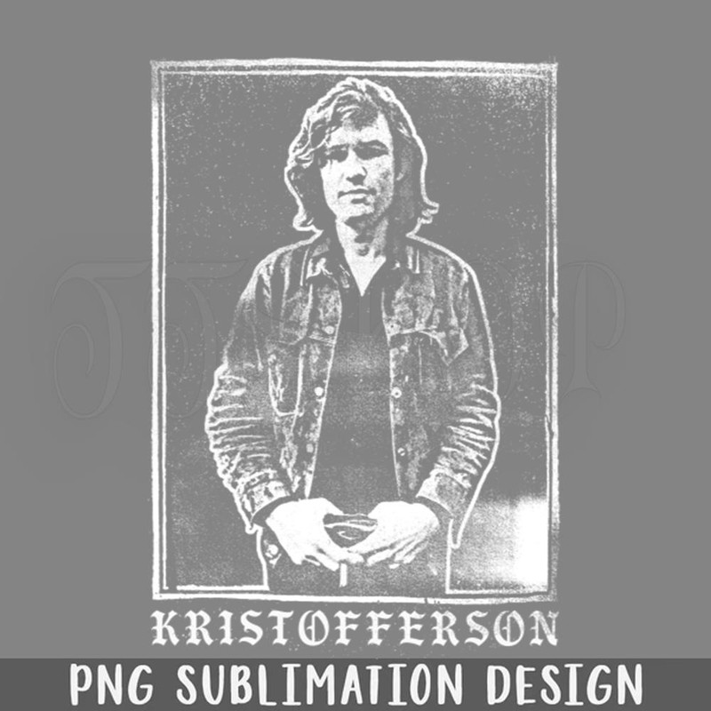 DMG558-Kris Kristofferson Original Retro Style Faded Design PNG Download.jpg
