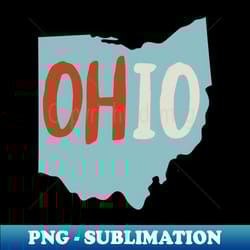 state of ohio - instant png sublimation download - capture imagination with every detail