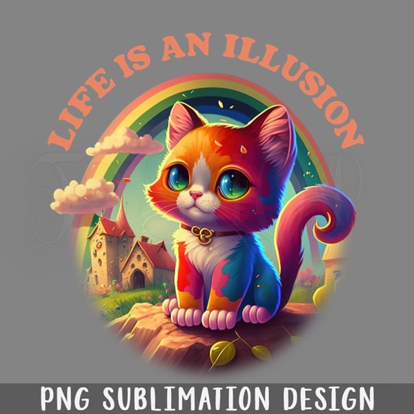 DMG816-Life Is An Illusion Existentialist Meme Design PNG Download.jpg