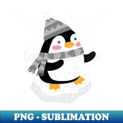 Baby penguin in winter - Stylish Sublimation Digital Download - Unleash Your Inner Rebellion
