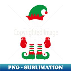 THE BOXING ELF - Instant PNG Sublimation Download - Bold & Eye-catching