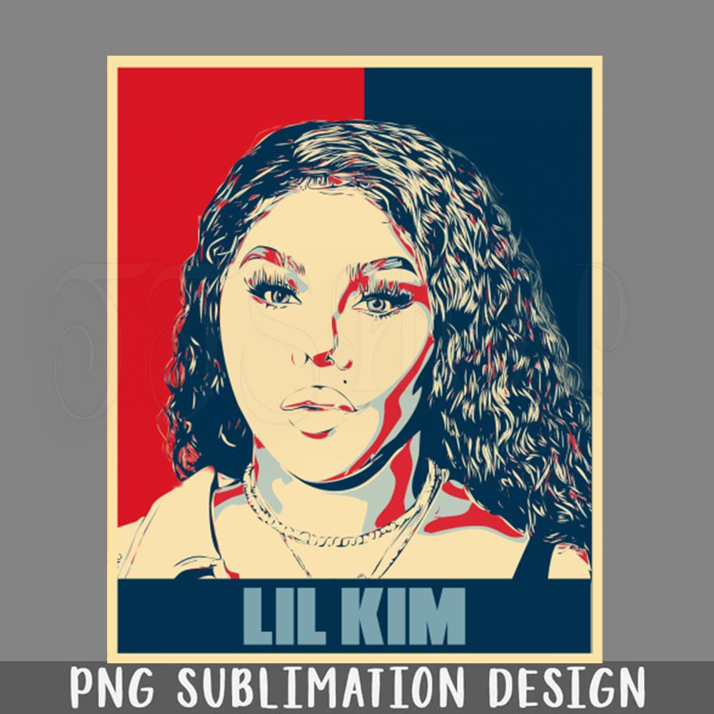 DMG843-Lil Kim Hope oster Art Hiphop PNG Download.jpg