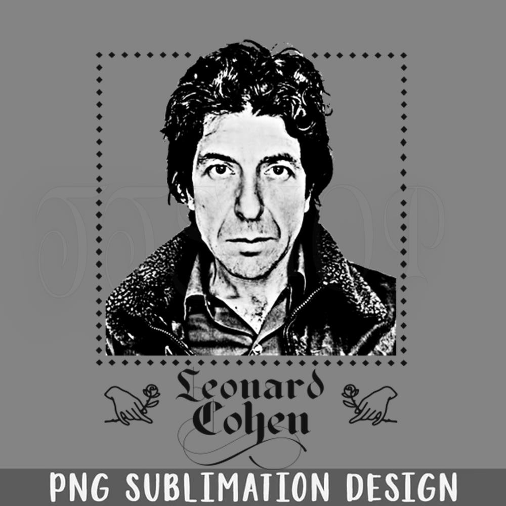 DMG763-Leonard Cohen Retro Aesthetic PNG Download.jpg