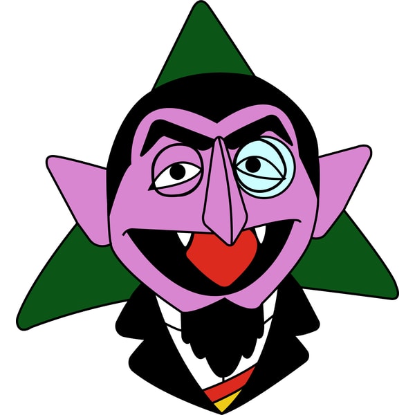 Count von Count Svg, Sesame Street Svg, Cookie Monsters Svg, | Inspire ...