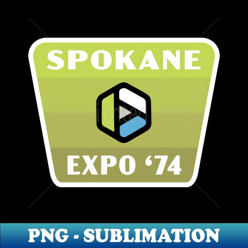 Expo 74 Spokane Worlds Fair Retro Badge Green - Premium PNG | Inspire ...