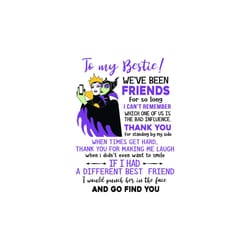 to my bestie, trending svg, we've been friends, witch svg, maleficent svg, maleficent lover, witch shirts, best saying,