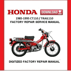 1983-1995 HONDA CT110 TRAIL110 Factory Service Repair Manual pdf Download