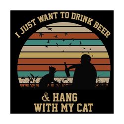 i just want to drink beer, trending svg, beer lover, beer svg, beer lover, beer gift, cat svg, drinking team, quotes, be