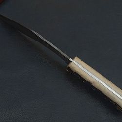 custom hand made damascus steel kukri knife resin handle