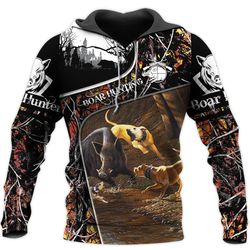 188thhht-boar hunting 3d all over print