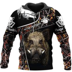 189thhht-boar hunting 3d all over print